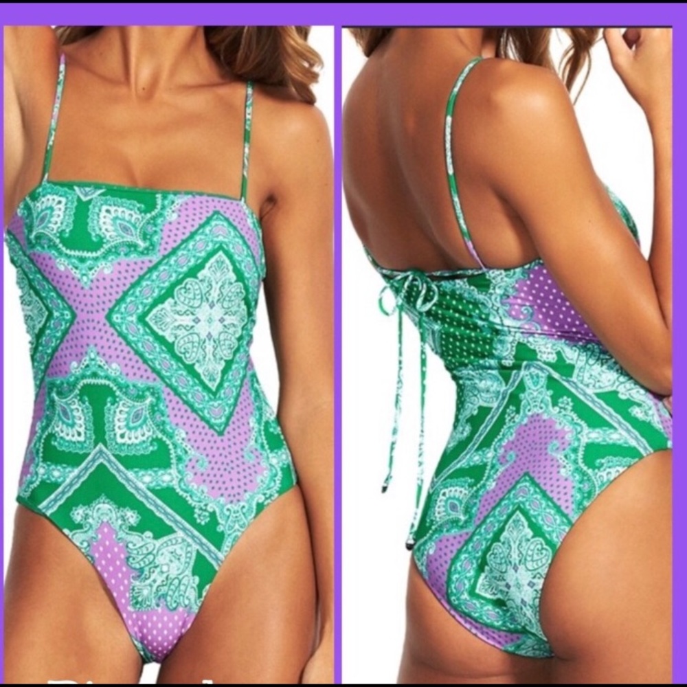 Seafolly bandana bay one piece size 6 us